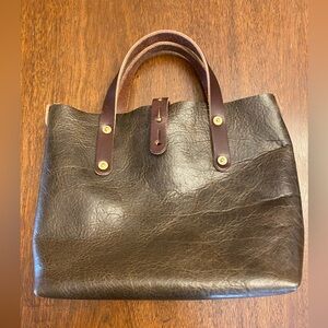 Go Forth Goods Sage Bison Mini Crossbody Tote